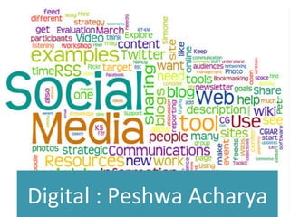 Digital	
  :	
  Peshwa	
  Acharya	
  	
  
 