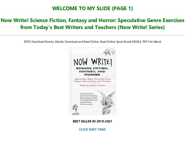 Download Pdf Now Write Science Fiction Fantasy And Horror Spec