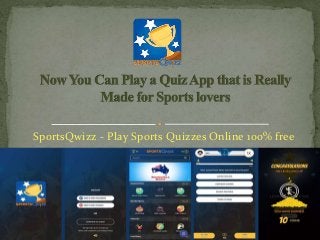SportsQwizz - Play Sports Quizzes Online 100% free
 