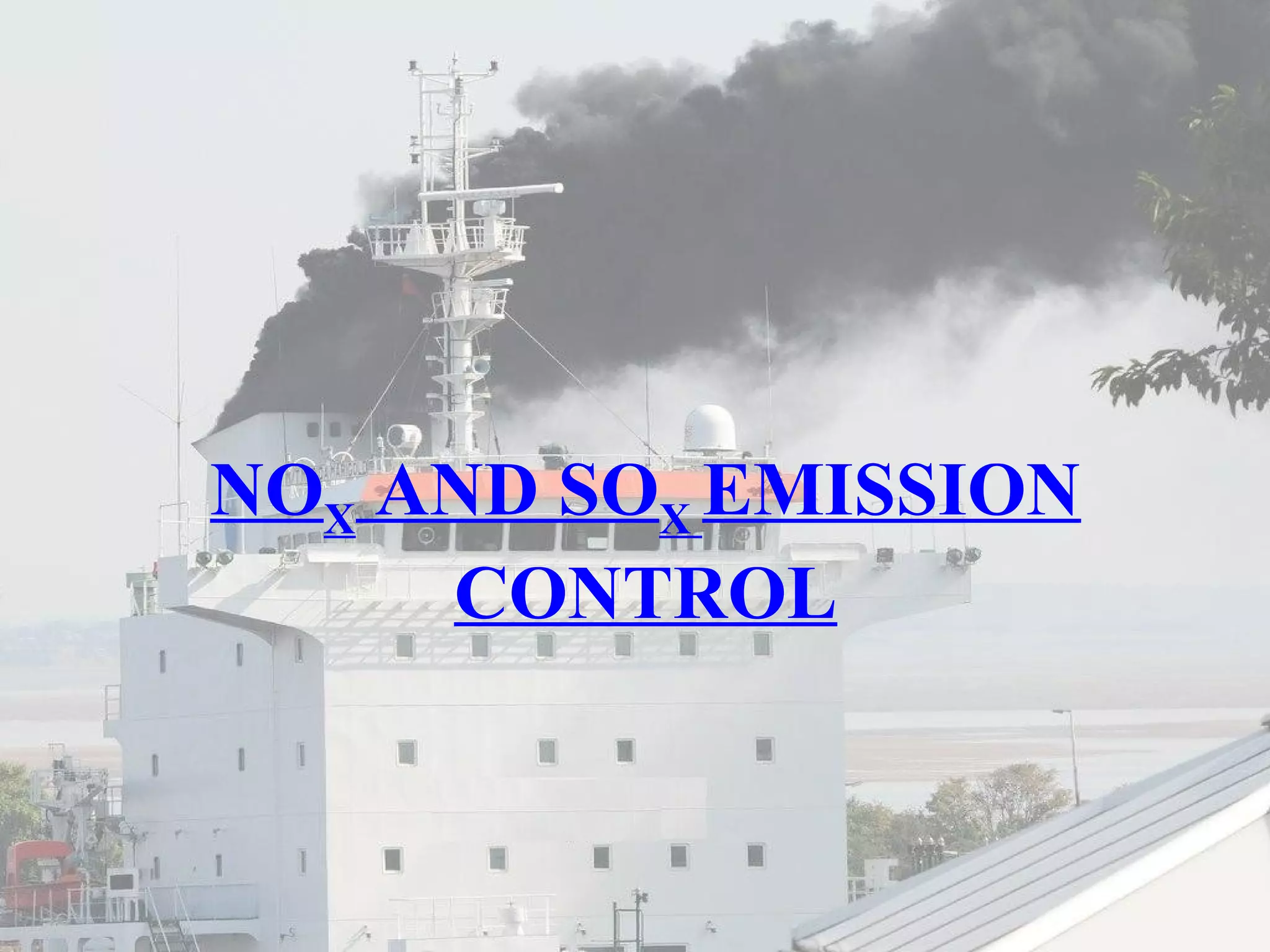 Nox and sox emission control PPT