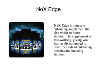 NoX Edge ,[object Object]