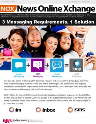 3 Messaging Requirements, 1 Solution