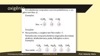 Prof.Hebertty.VD@gmail.com
oxigênio