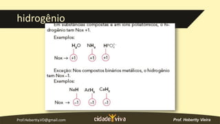 Prof.Hebertty.VD@gmail.com
hidrogênio