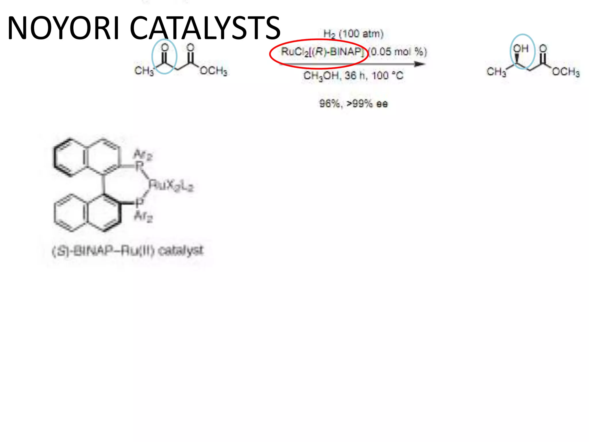 NOYORI CATALYSTS
 