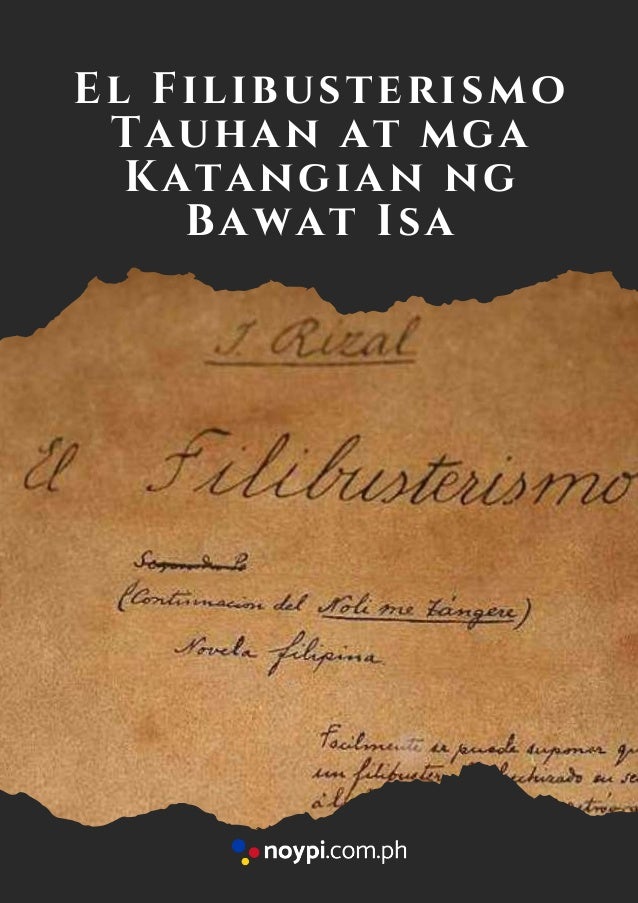 El Filibusterismo Tauhan At Mga Katangian Ng Bawat Isa