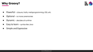 Groovy for java developers | PDF