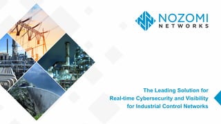The Leading Solution for
Real-time Cybersecurity and Visibility
for Industrial Control Networks
 