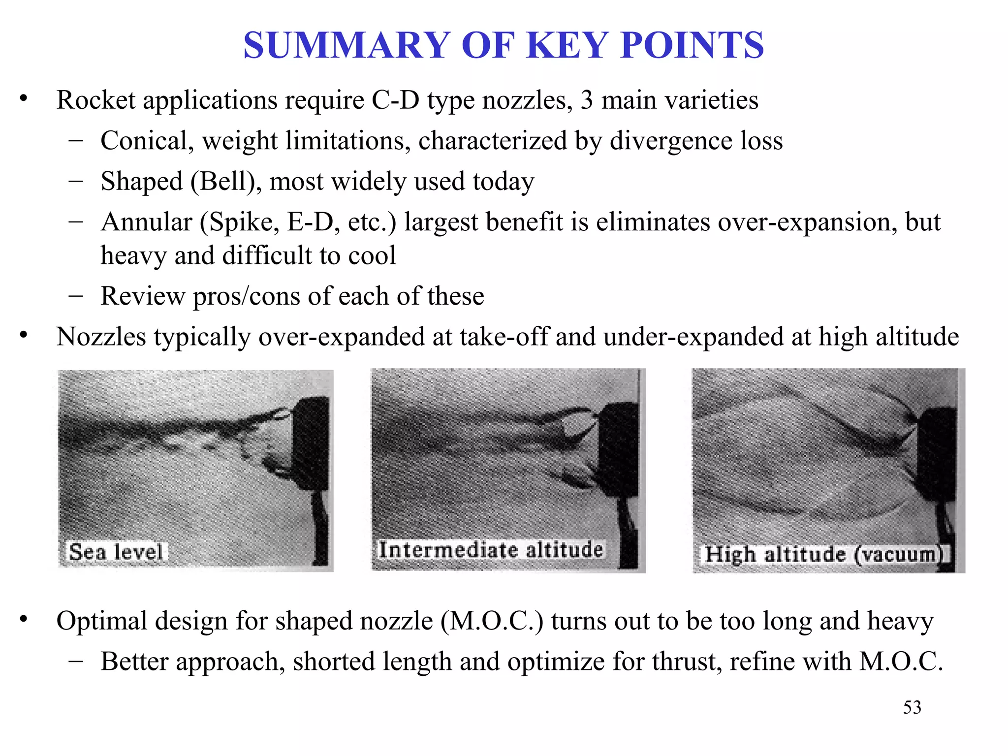 Under Expanded Nozzle Example Nozzles | PPT