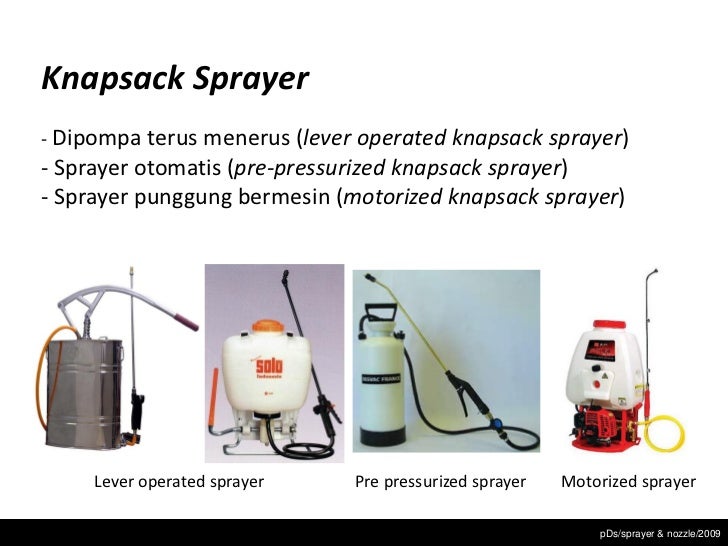Bagian Bagian Knapsack Sprayer