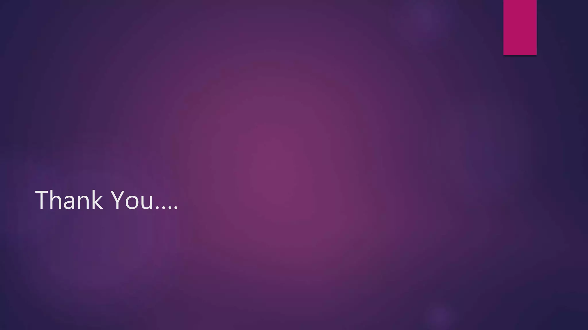 Thank You….