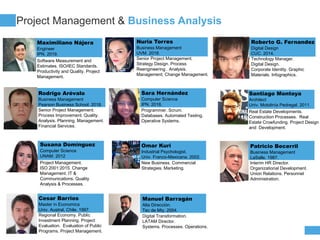 COMPANY
PROFIT
Project Management & Business Analysis
Nuria Torres
Business Management
UVM. 2018.
Senior Project Managemen...