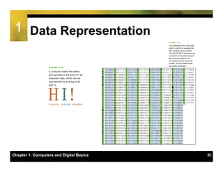 1 Data Representation




Chapter 1: Computers and Digital Basics   35
 