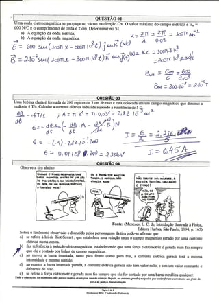 UNIP 4 Semestre -Np2 Complementos de Fisisca