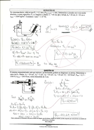 UNIP 4 Semestre -Np2 Dinamica dos solidos