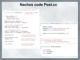 Nachos code Post.cc 