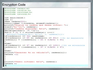 Encryption Code 