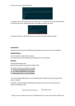 Solucion reto mr robot | PDF