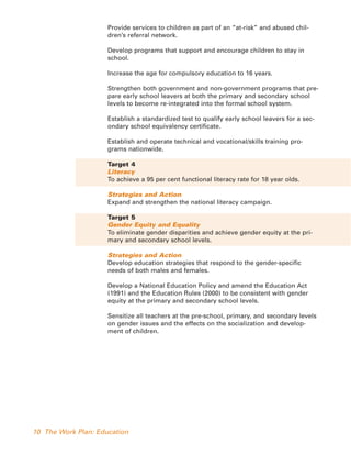 National Plan of Action | PDF