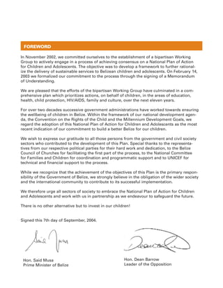 National Plan of Action | PDF