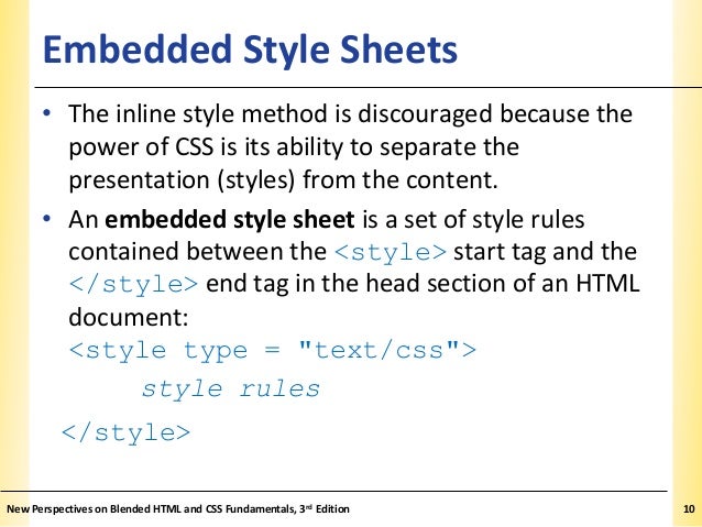 Introducing Cascading Style Sheets