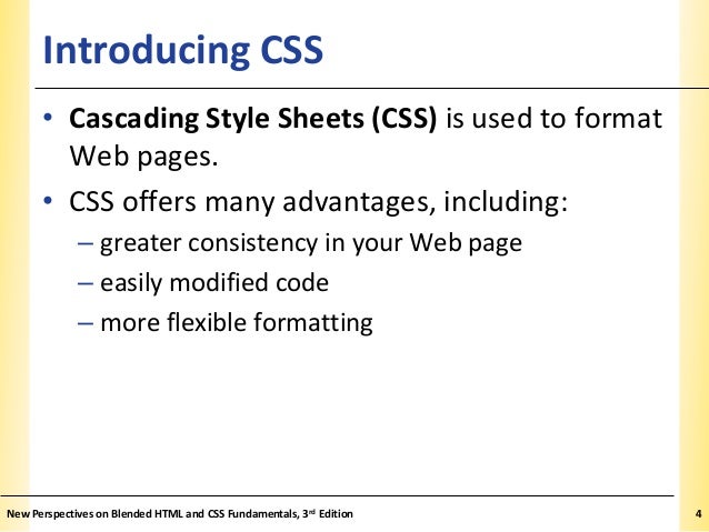 Introducing Cascading Style Sheets