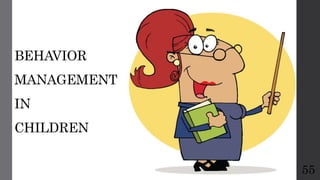 BEHAVIOR
MANAGEMENT
IN
CHILDREN
55
 