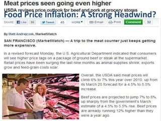 Food Price Inflation: A Strong Headwind?
2
 