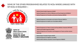NPCDCS.ppt.national program for control & prevention of cancer diabetes ...