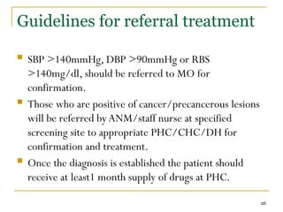 Patient Rbs NPCDCS NATIONAL PROGRAM FOR CONTROL OF DIABETES CARDIOVASCULAR DISEASES ...
