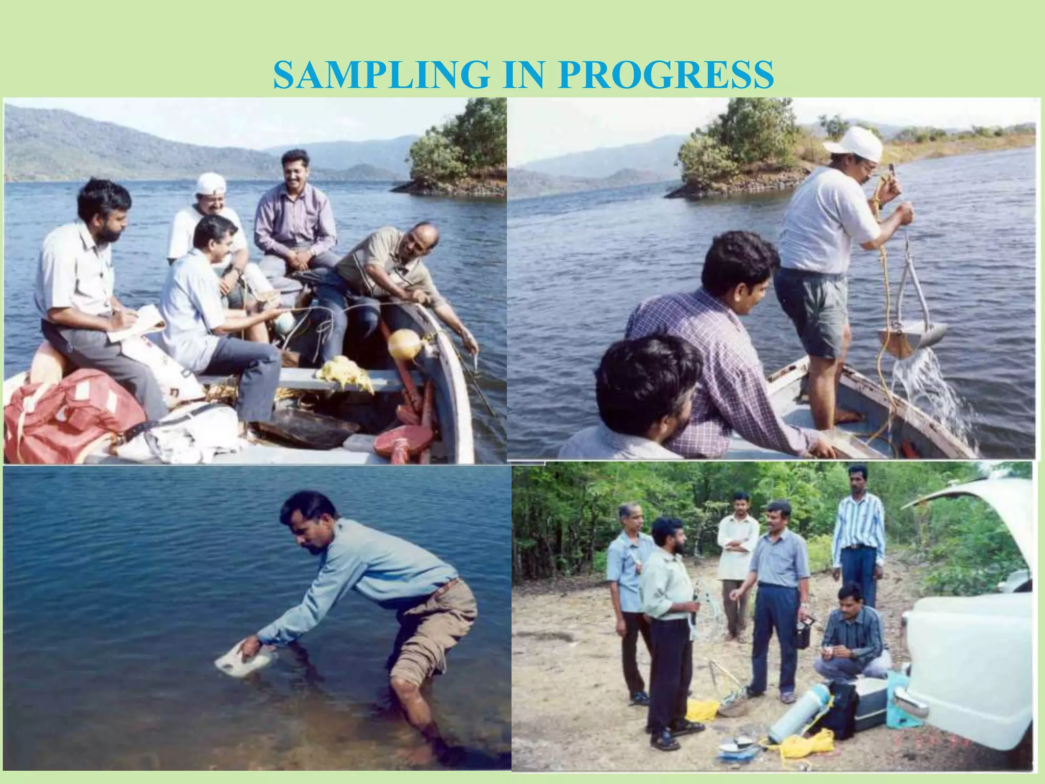 SAMPLING IN PROGRESS
 