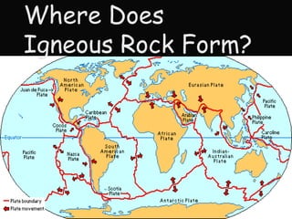 Where Does  Igneous Rock Form? 