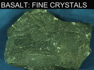 BASALT: FINE CRYSTALS 