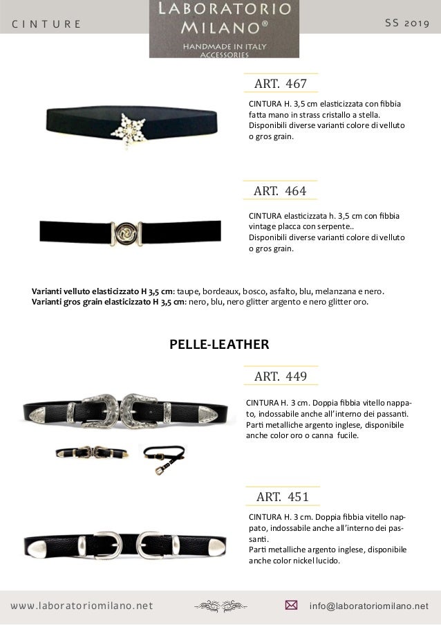 Ss19 Nuova Collezione Laboratorio Milano