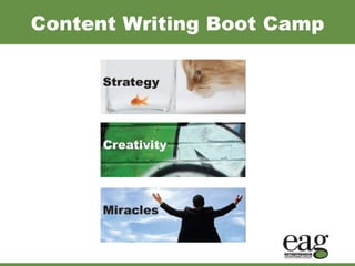 Content Writing Boot Camp 