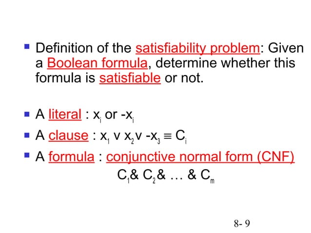 Np cooks theorem | PPT