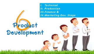 Anvesh_Sharma
I. Technical
II. Production
III.Finance &
IV.Marketing Dev. Stage
 