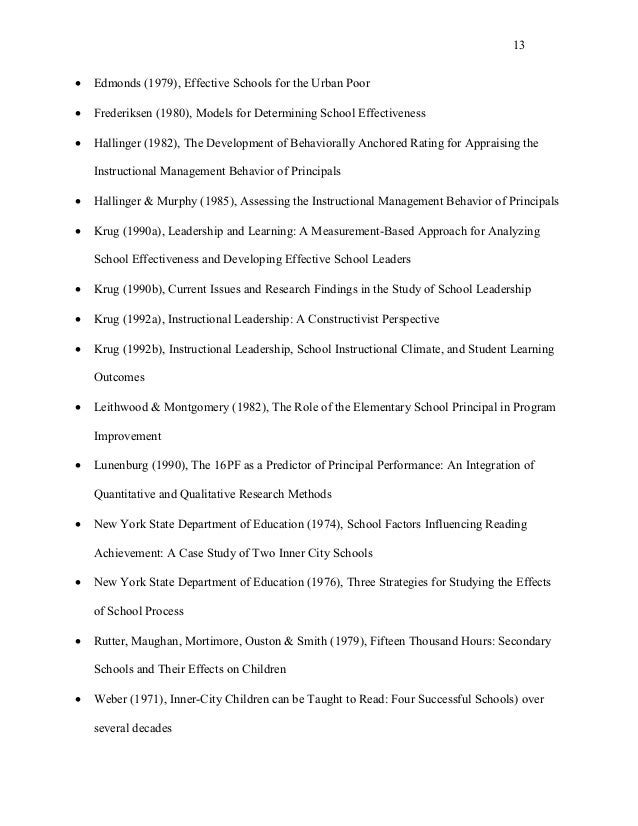 Principal Leadership And Student Achievement - 