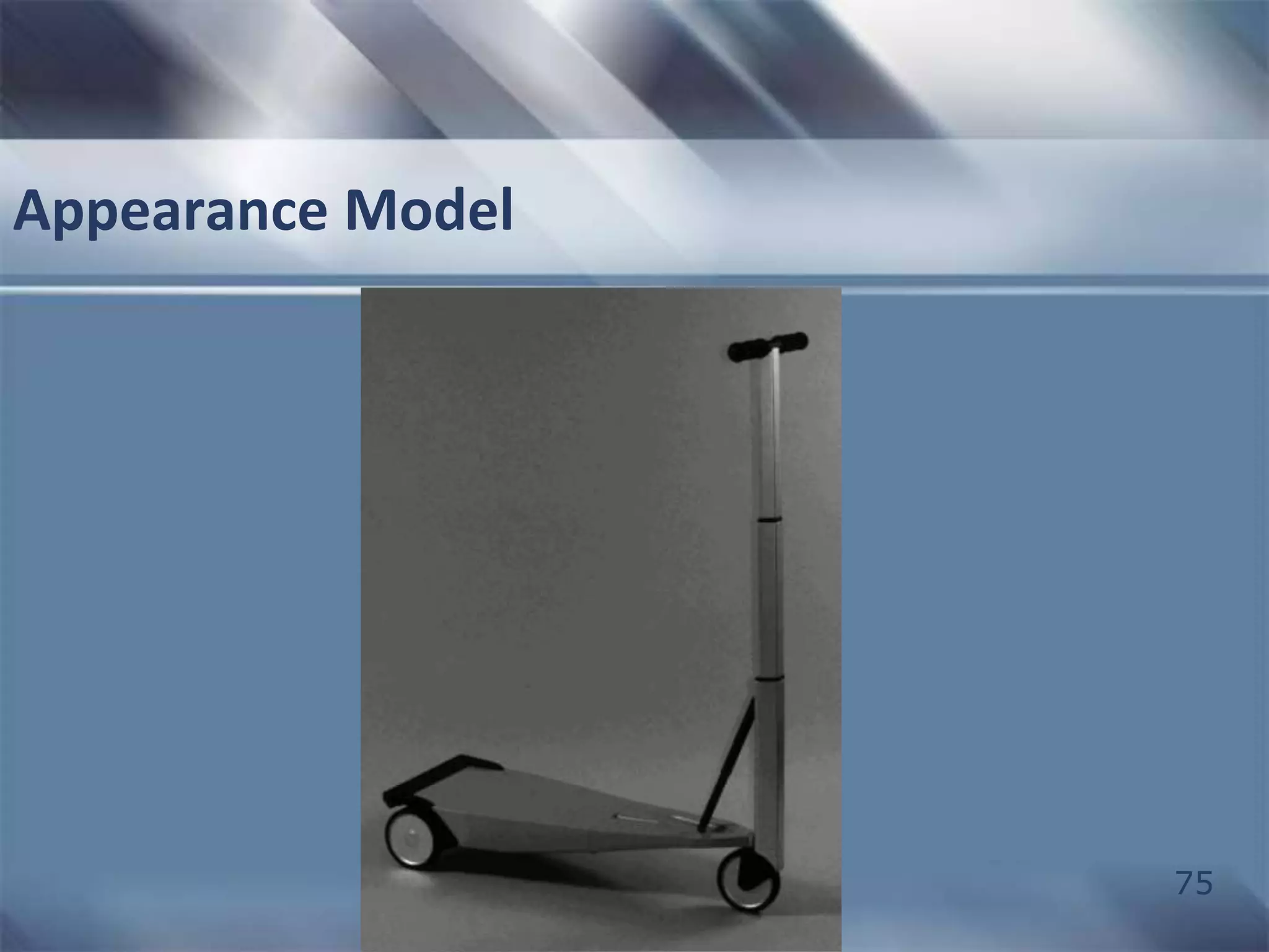 75 
Appearance Model 
 