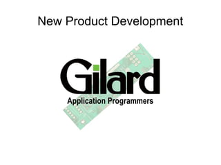 New Product Development
 