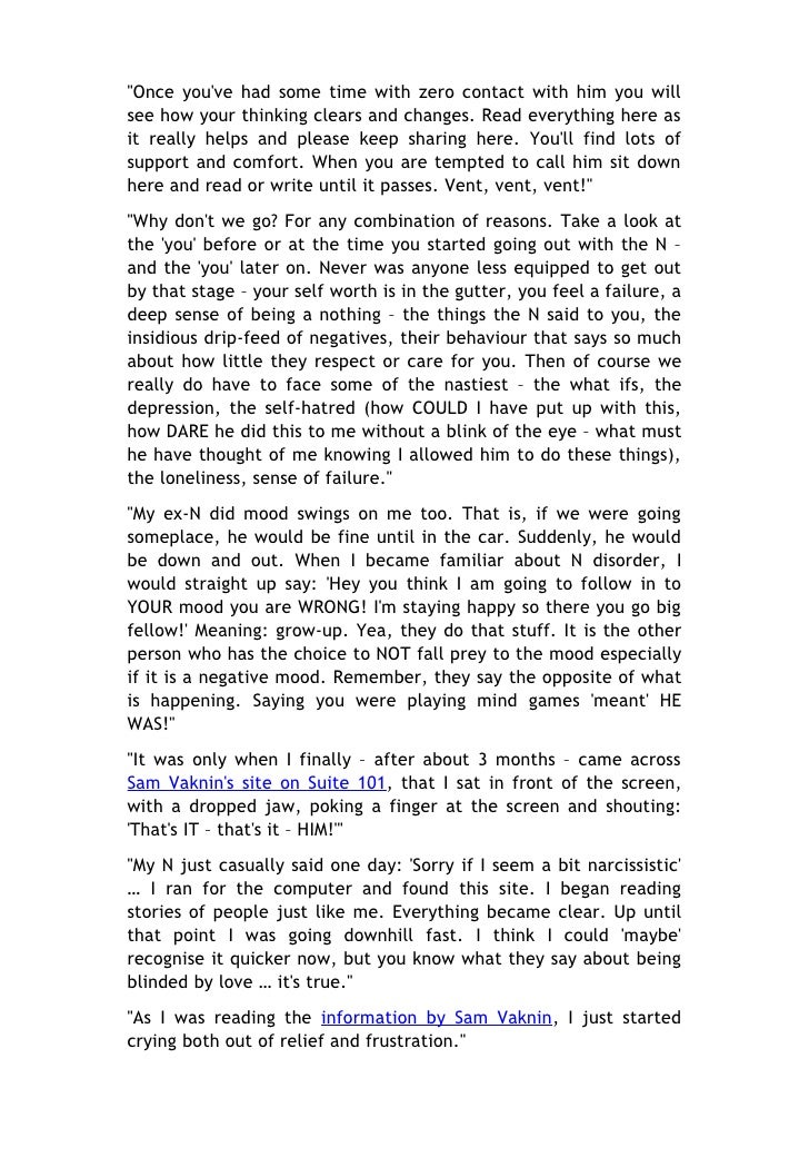 Narcissism Book of Quotes