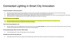 Innovative Smart Lighting Solutions for Smart Cities and Sports | PDF