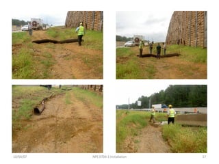 10/04/07 NPE 0704-1 Installation