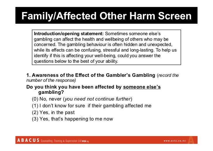 Effect Of Gambling On Health Effect Of Gambling On Health