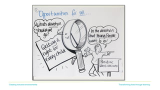 Transforming lives through learningCreating inclusive environments
 