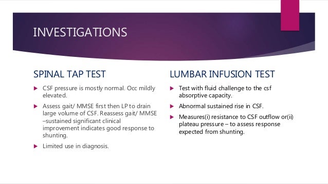 Tap Teste Nph Tap Test , Normal-pressure hydrocephalus: A critical review – DPQR