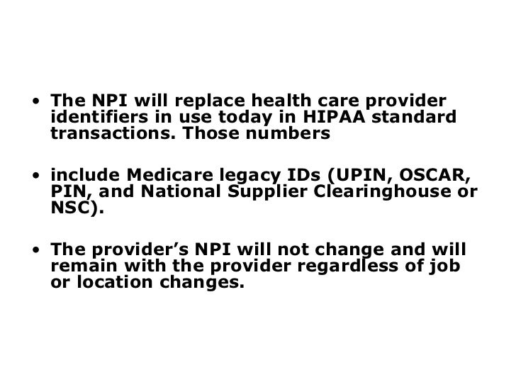NPI (National Provider Identifier) Related to US Health Care Industry…