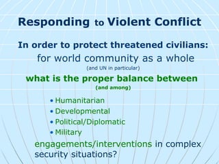 Responding   to  Violent Conflict ,[object Object],[object Object],[object Object],[object Object],[object Object],[object Object],[object Object],[object Object],[object Object],[object Object]