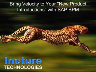 Bring Velocity to Your &quot;New Product Introductions&quot; with SAP BPM 