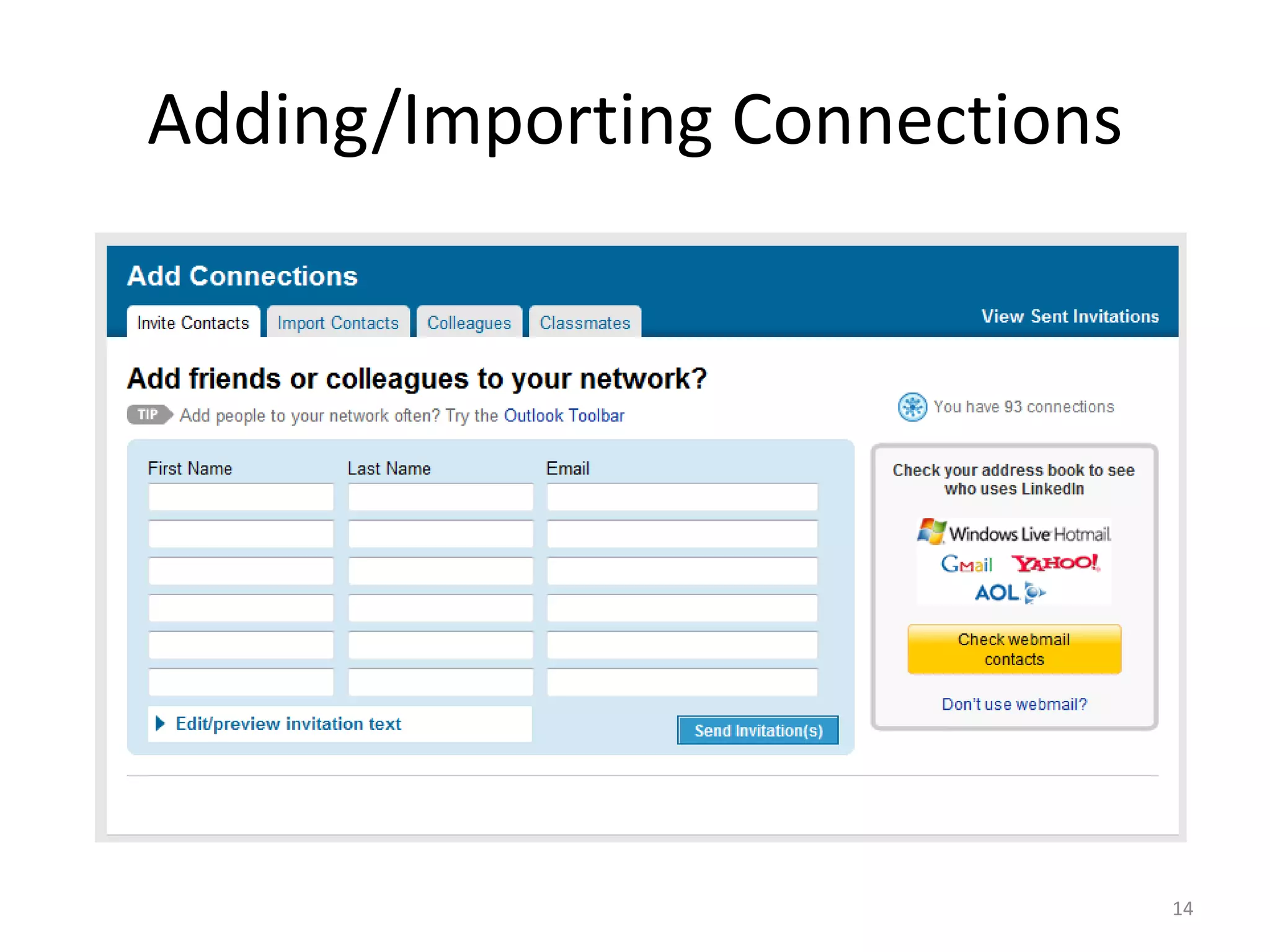 Social Networking for Adults